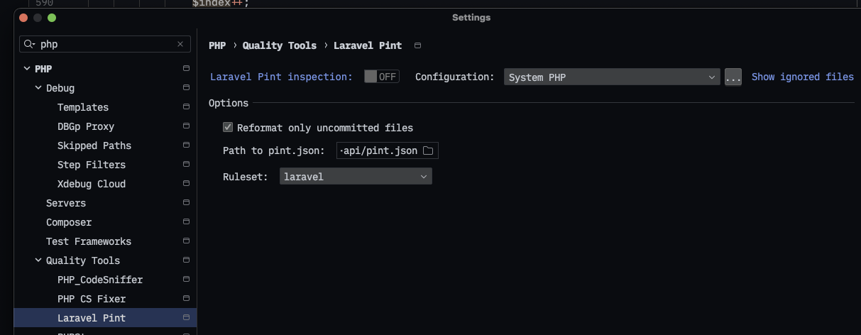 phpstorm-settings-qt-pint
